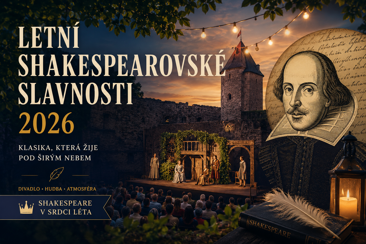 Letní Shakespearovské slavnosti na Špilberku